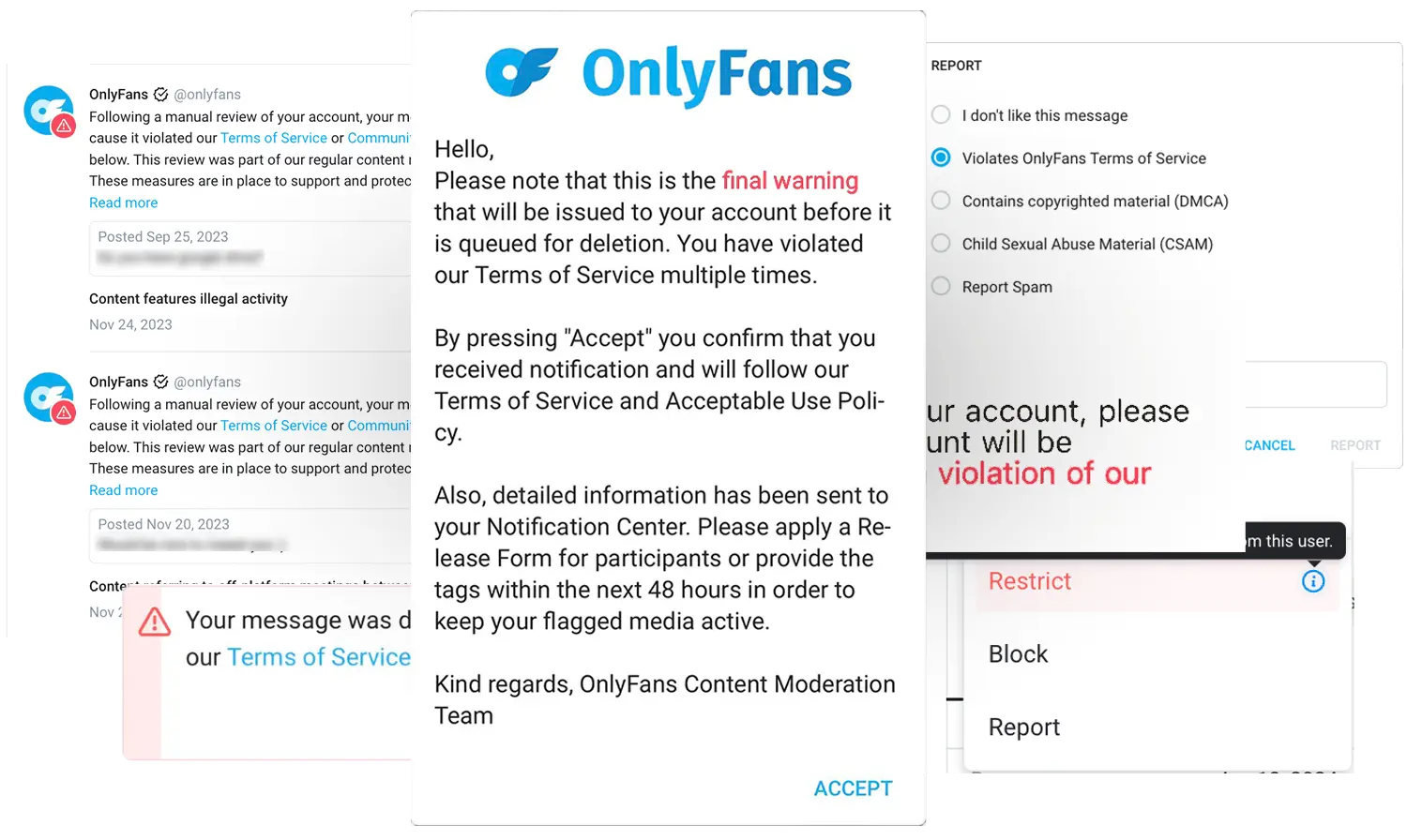 Navigating OnlyFans Chat Understanding Restricted Words